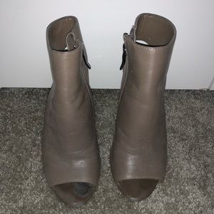 BCBG Peep Toe Bootie